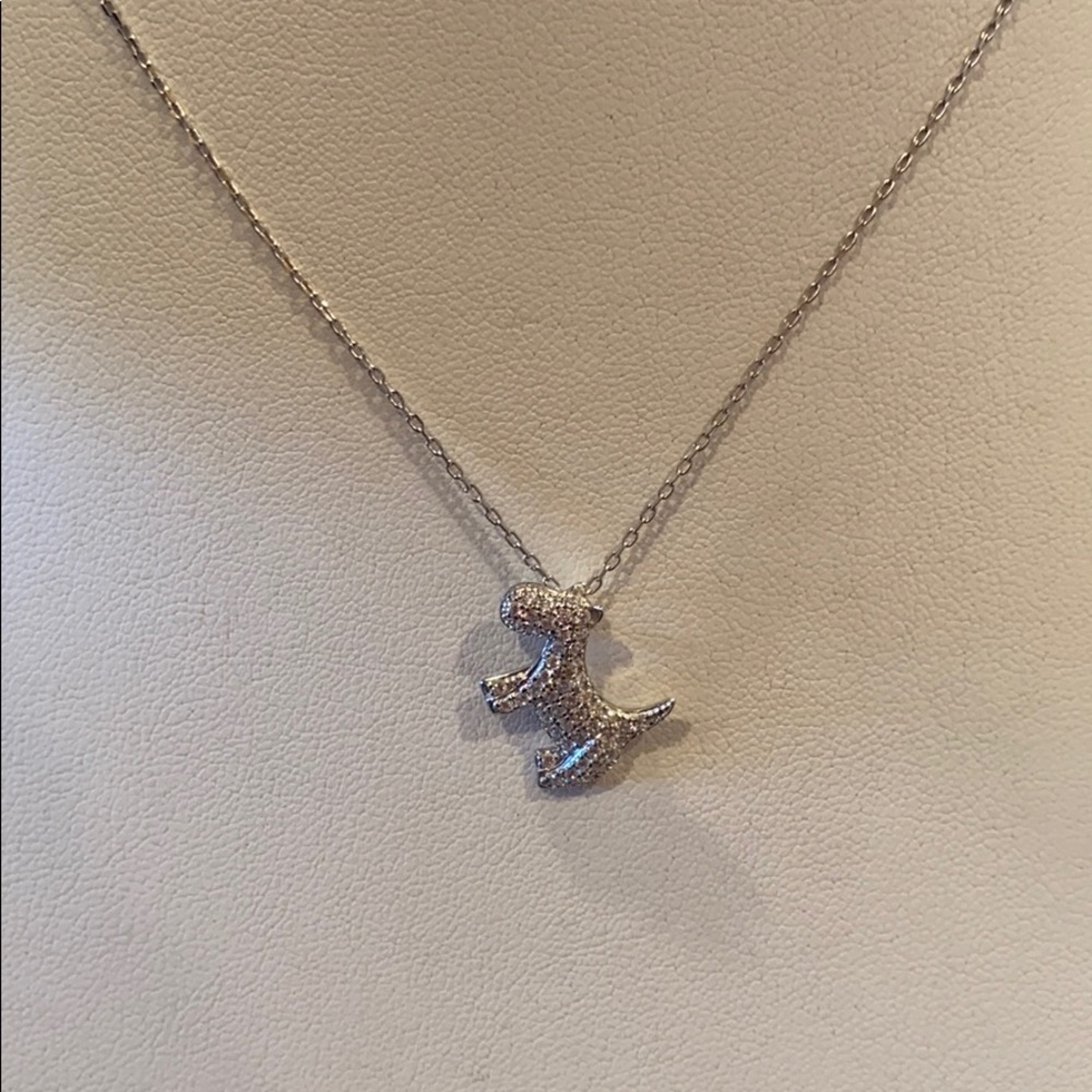 Sterling silver Dog Necklace 16β to 18β chain - Picture 2 of 6